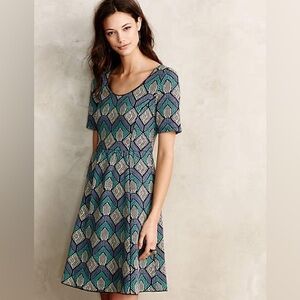 VGUC HD in Paris x Anthropologie Hollyhock dress XL